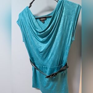 IZ byer draped neck top with belt